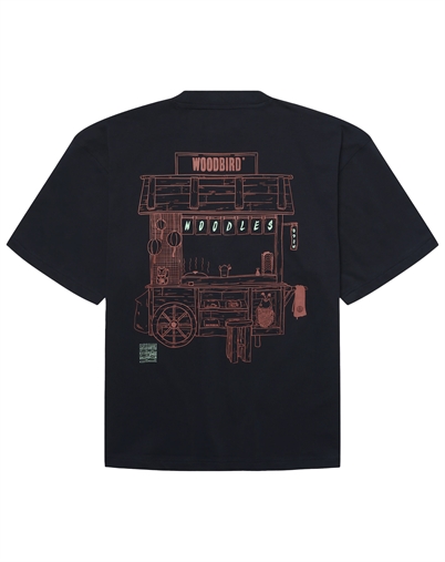 Woodbird - WBBeam Cart T-shirt - Dark Navy